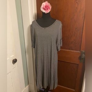 Mossimo Black & White Striped Dress